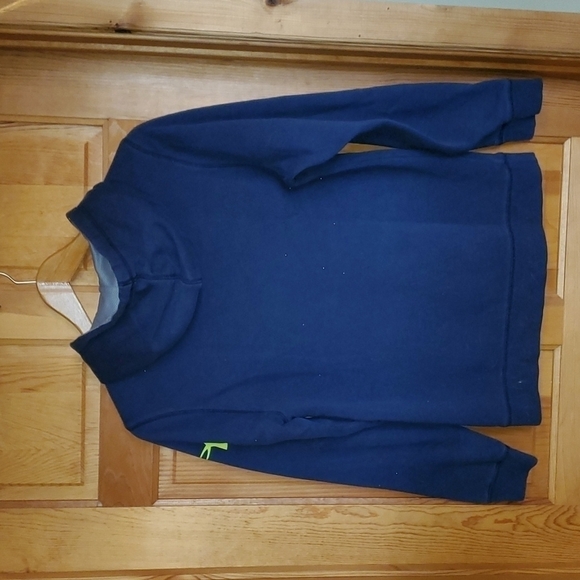 Under Armour‎ Loose Vibrant Logo Blue & Yellow Sz. S/P Hoodie with Pockets - Picture 6 of 10